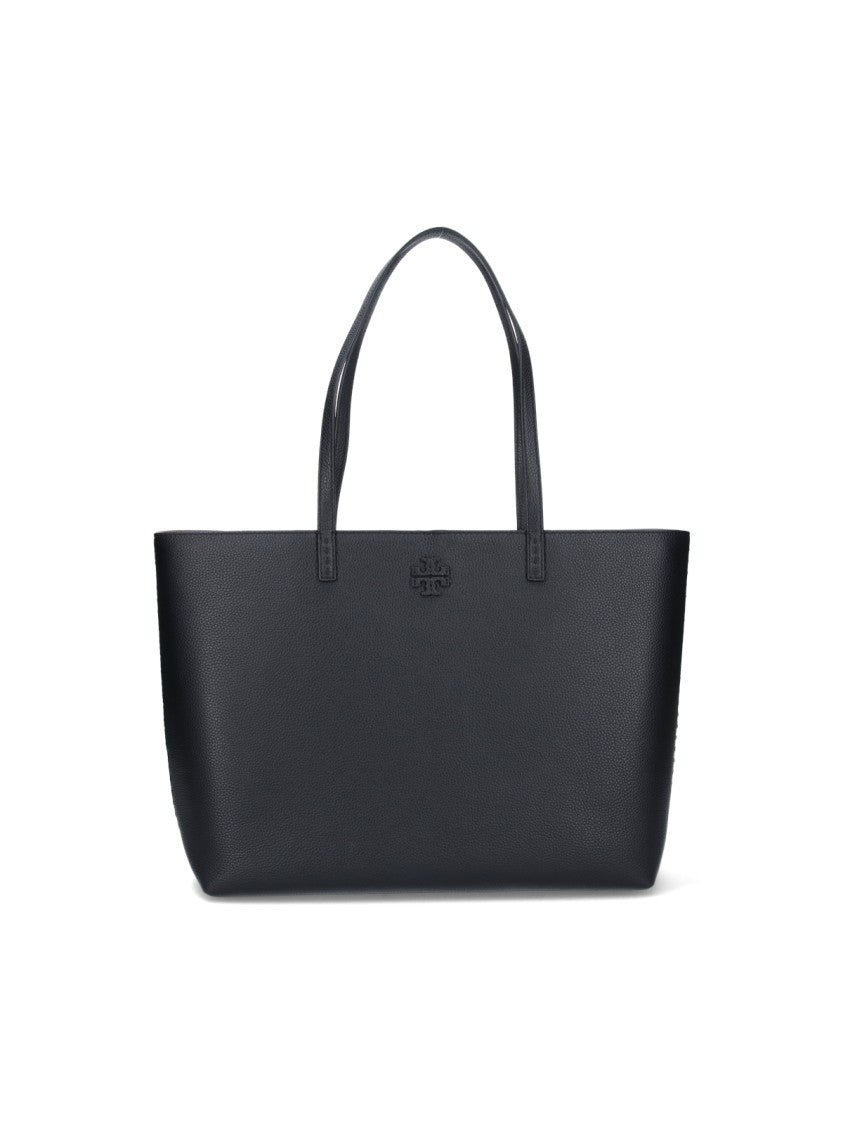 Tory Burch Mcgraw' Tote Bag – Black