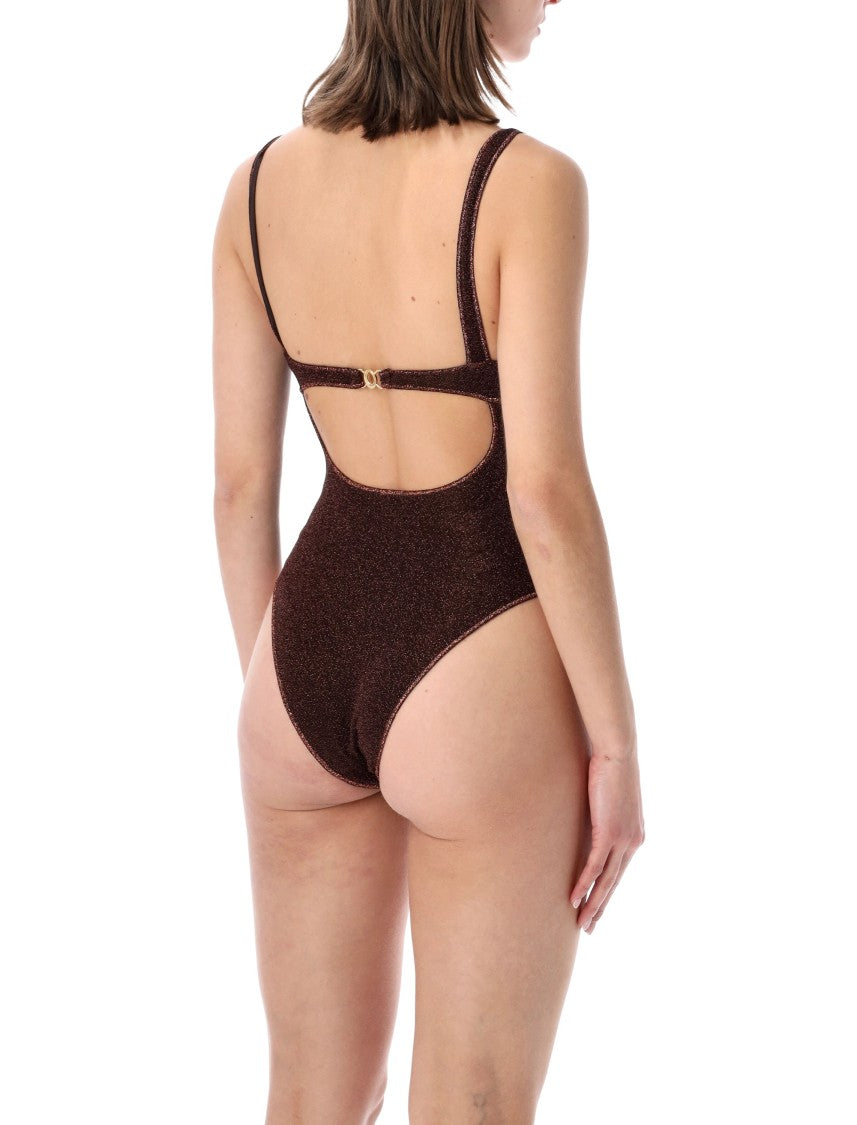 Oséree Lumiere Balconette Lurex One Piece