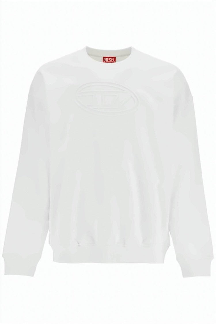 Diesel Relaxed-Fit Long-Sleeve Sweatshirt With Embossed Logo Detail