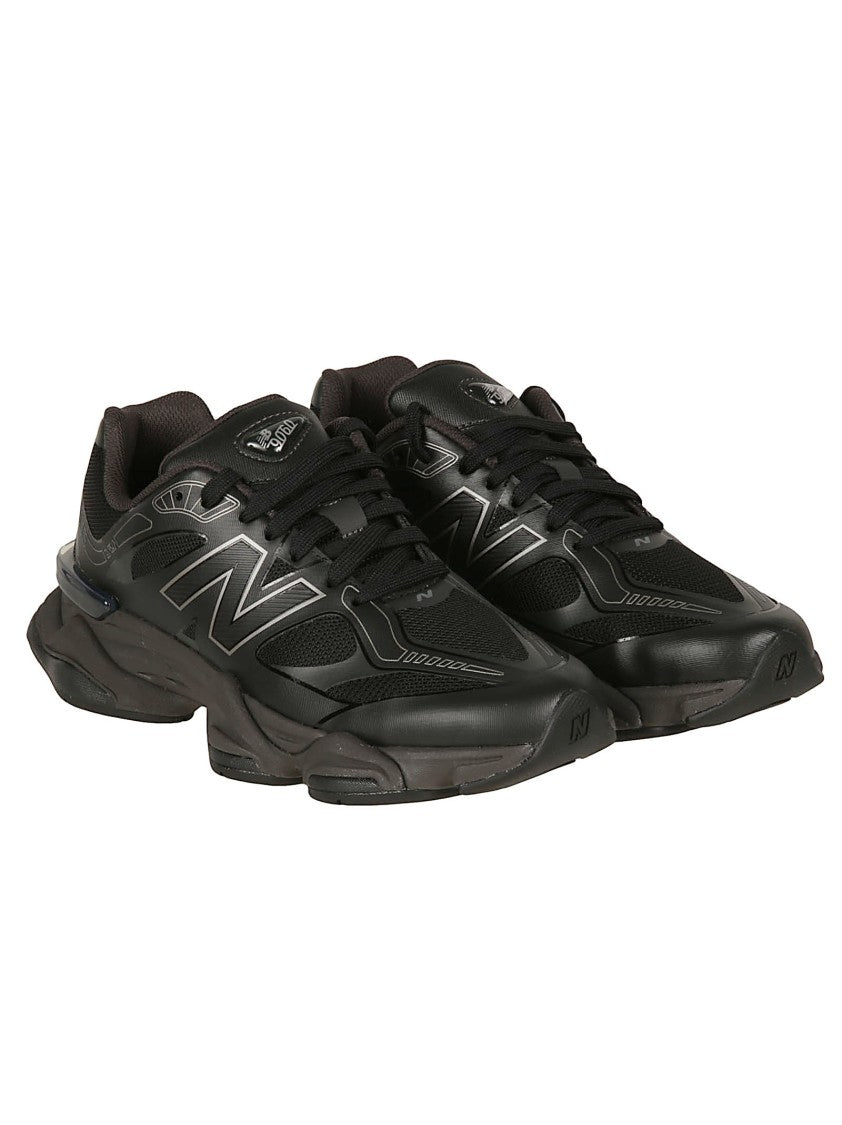 New Balance Black 9060 Mesh-Blend Sneakers