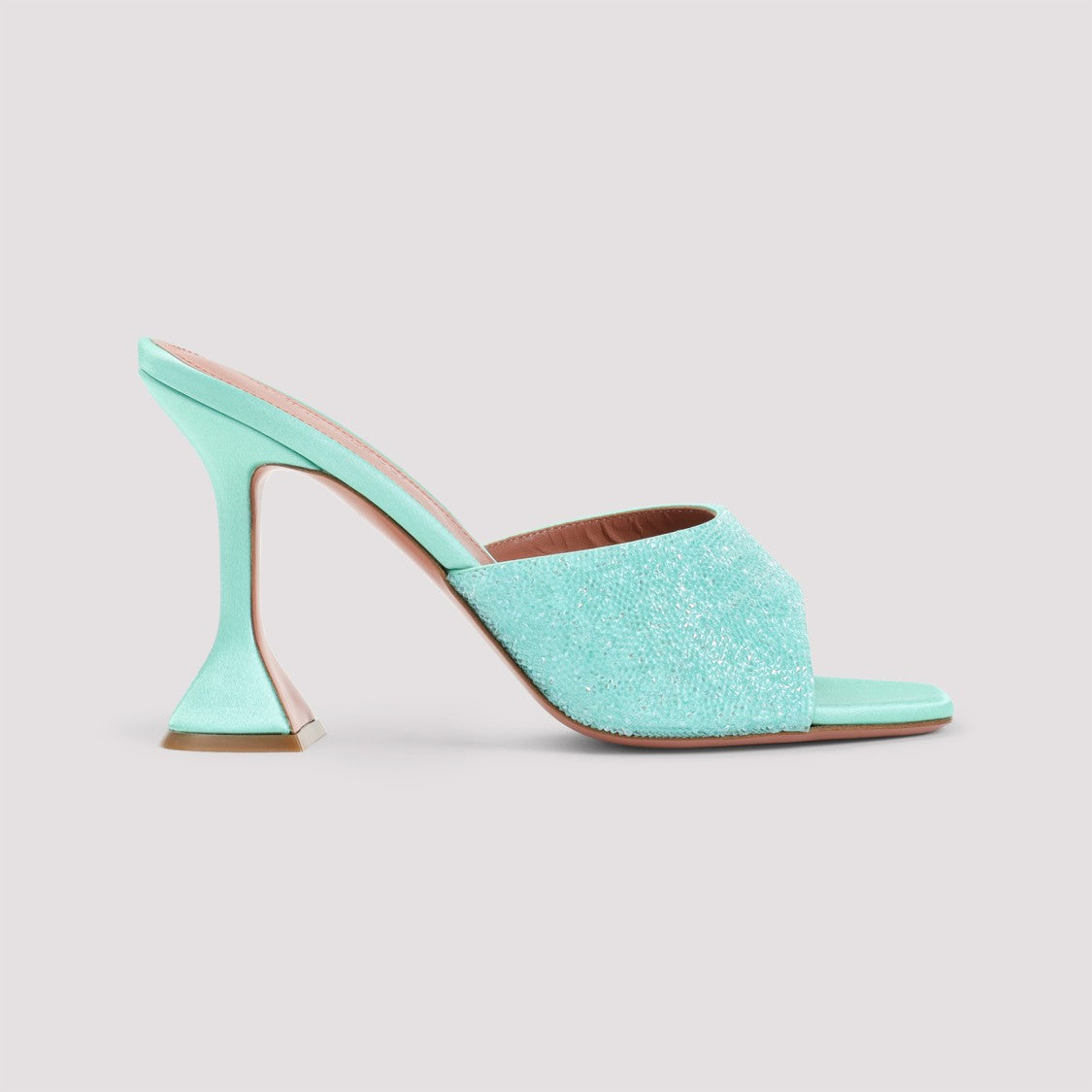 Amina Muaddi Lupita Crystal Dust 95 Sandals