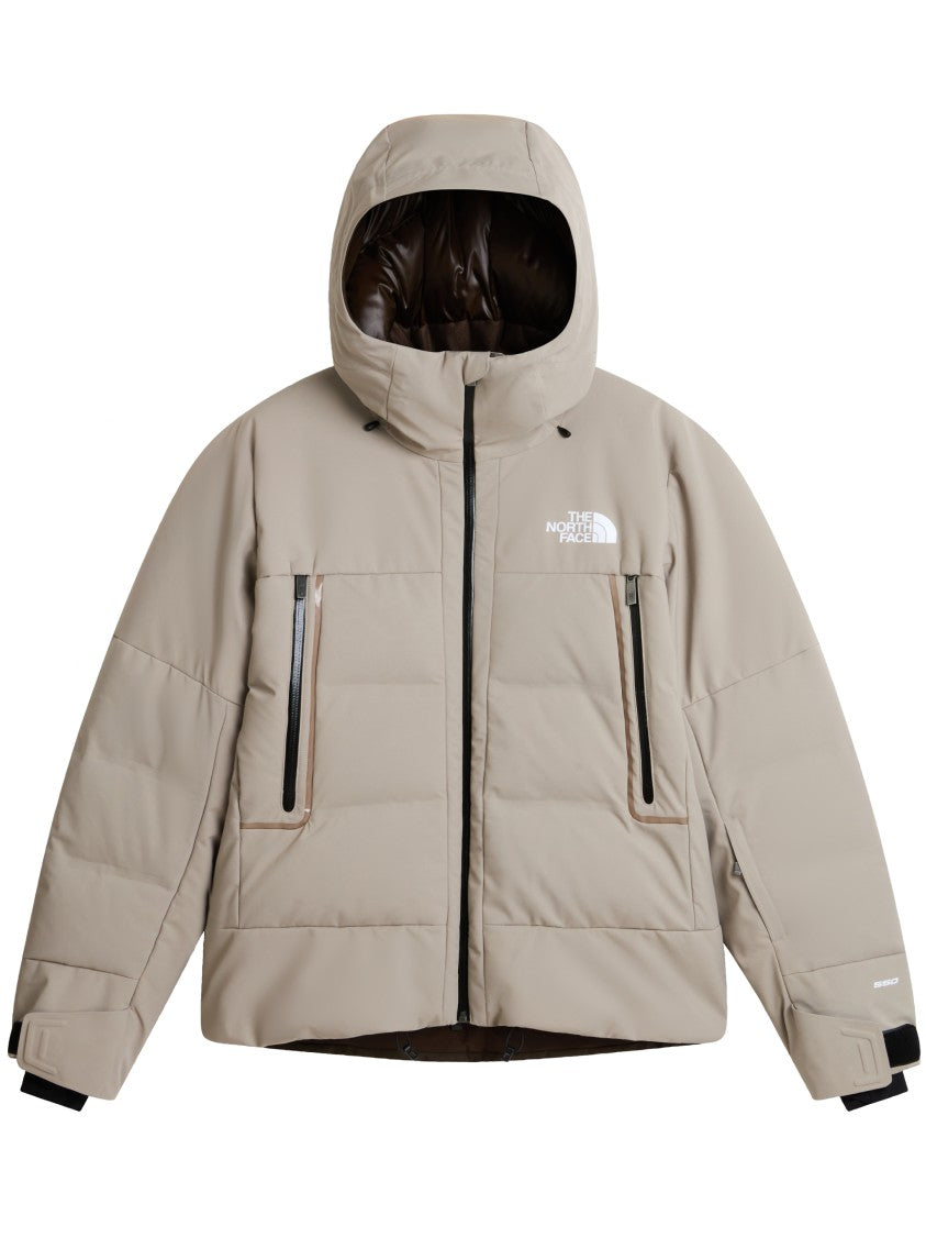 The North Face Padded Quilted Down Jacket With High Collar
