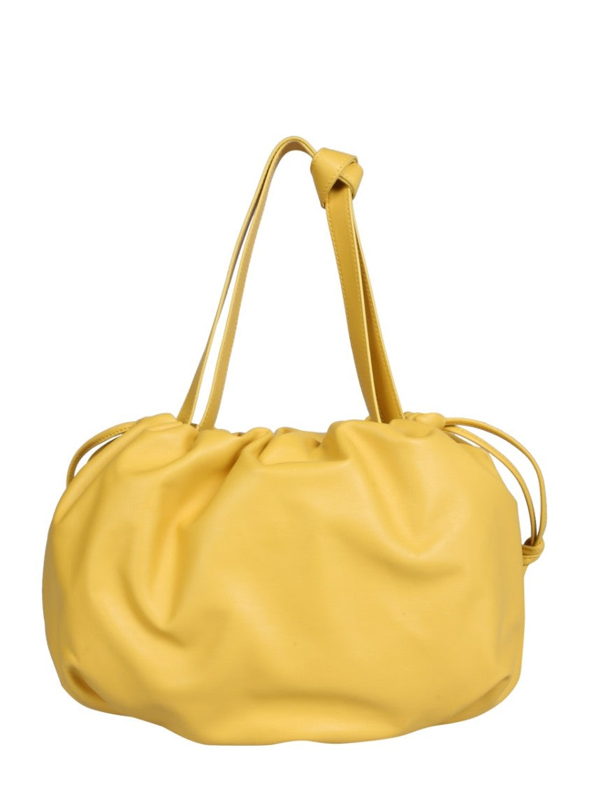 Bottega Veneta Medium Leather Shoulder Bag With Removable Double Handle