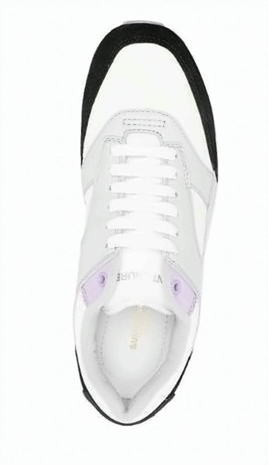 Saint Laurent Sleek Sneakers With Nylon And Calf Leather Upper