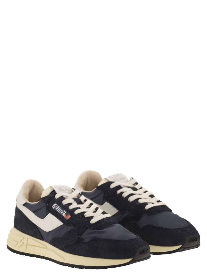 Autry Reelwind - Suede And Technical Textile Trainer
