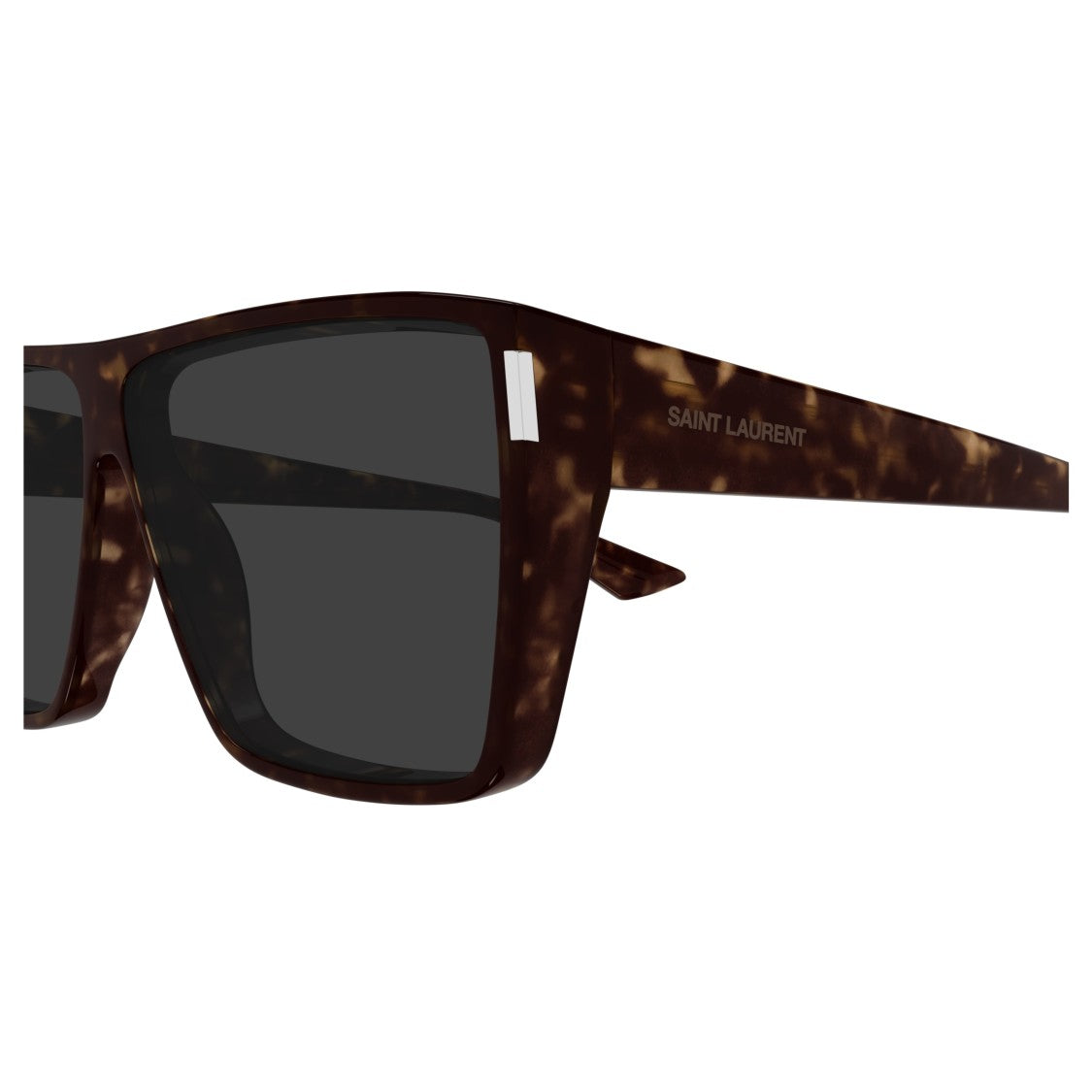 Saint Laurent Sl 756 Tortoiseshell Rectangular Frame Sunglasses