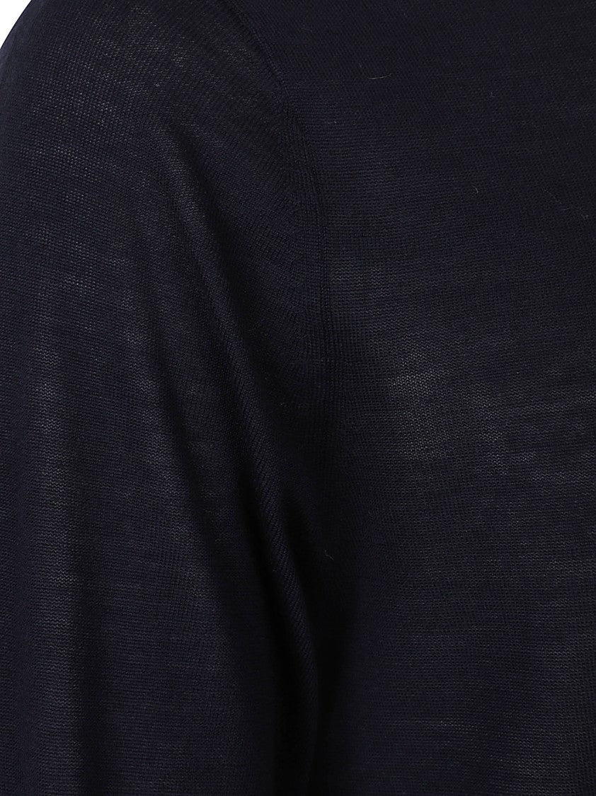 Ballantyne Lightweight Fine Wool Sweater With Crew Neckline