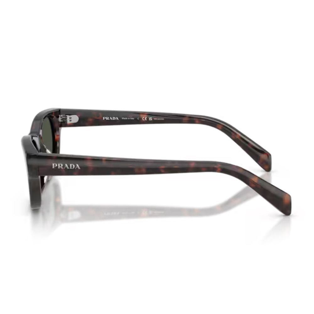 Prada Cat-Eye Sunglasses In Glossy Havana Acetate With Polarized Lenses