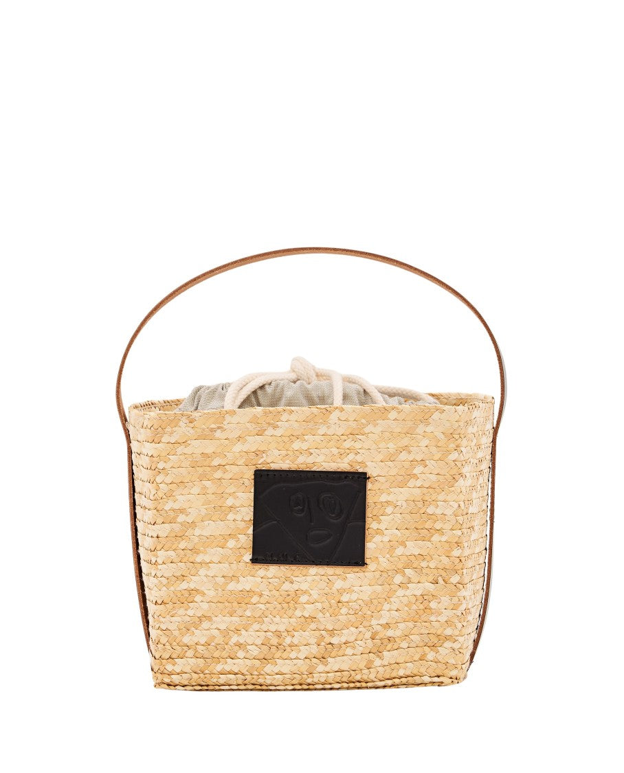 Plan C Straw Basket Bag