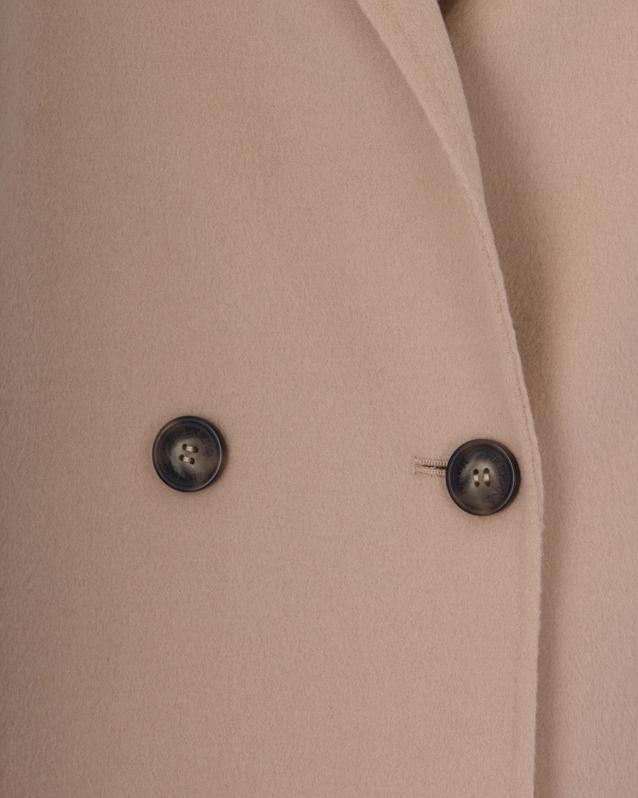 Max Mara Almond Neo Hand-Sewn Wool Coat