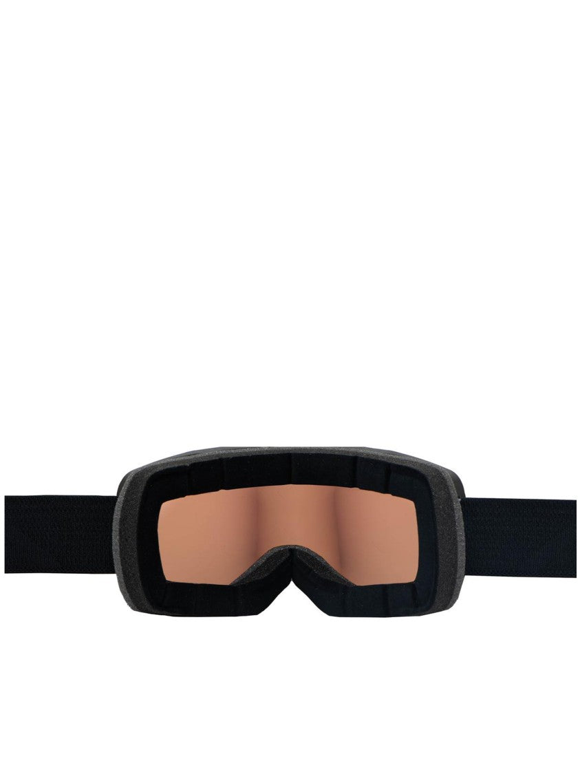 Alpina Black Taos Qv Reflective Amber Sunglasses