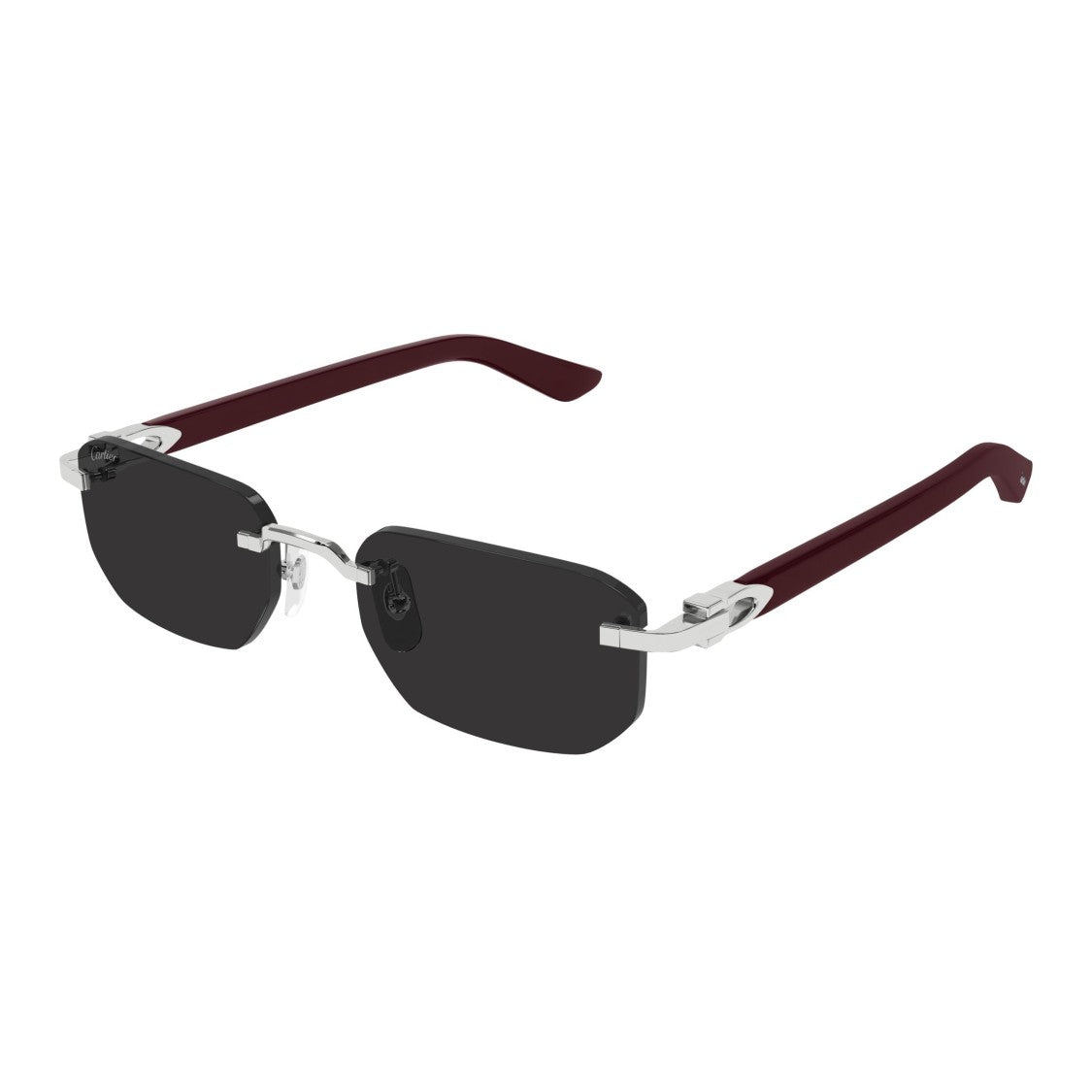 Cartier Ct0622s Rimless Rectangular Sunglasses