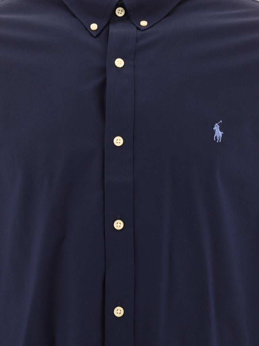 Polo Ralph Lauren Slim-Fit Stretch Poplin Shirt With Button-Down Collar