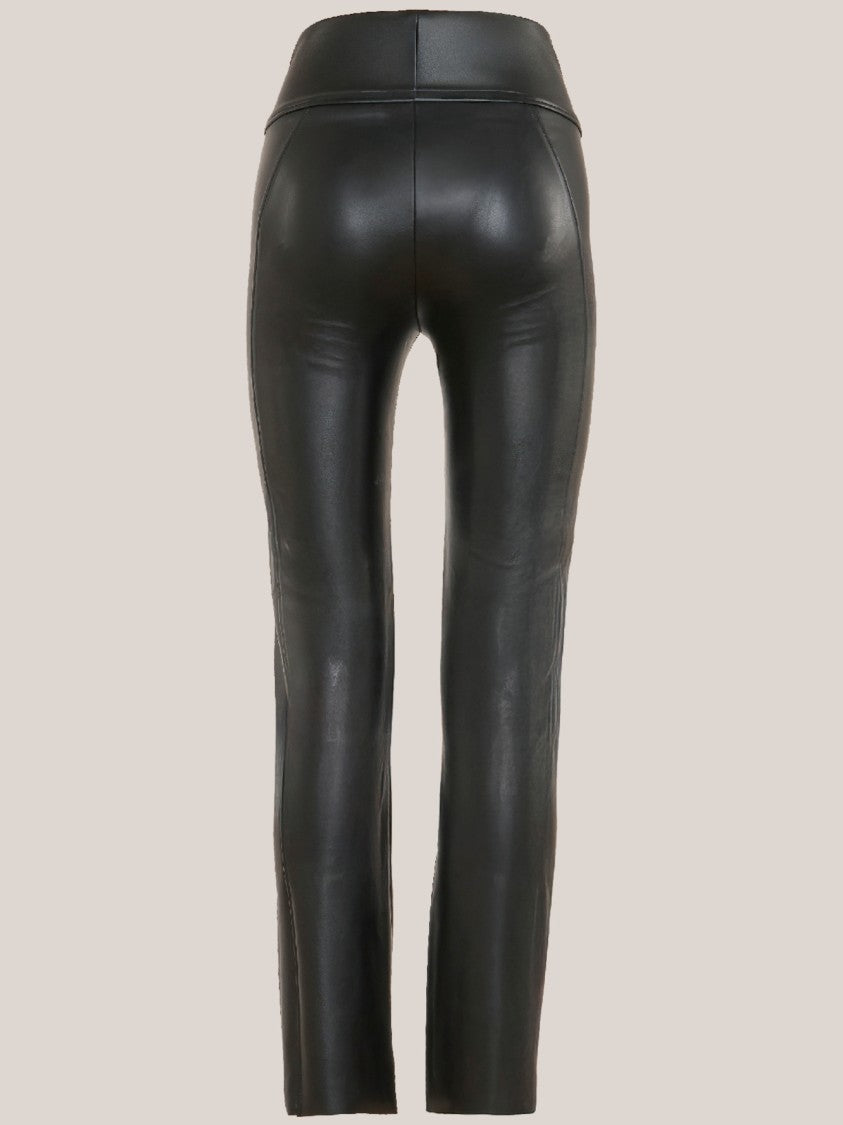 Wolford Form-Fitting Trousers With Glossy Finish And High Waistband