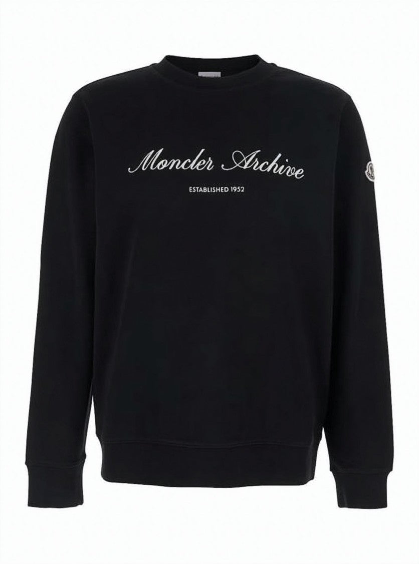 Moncler Classic Black Long-Sleeve Sweatshirt
