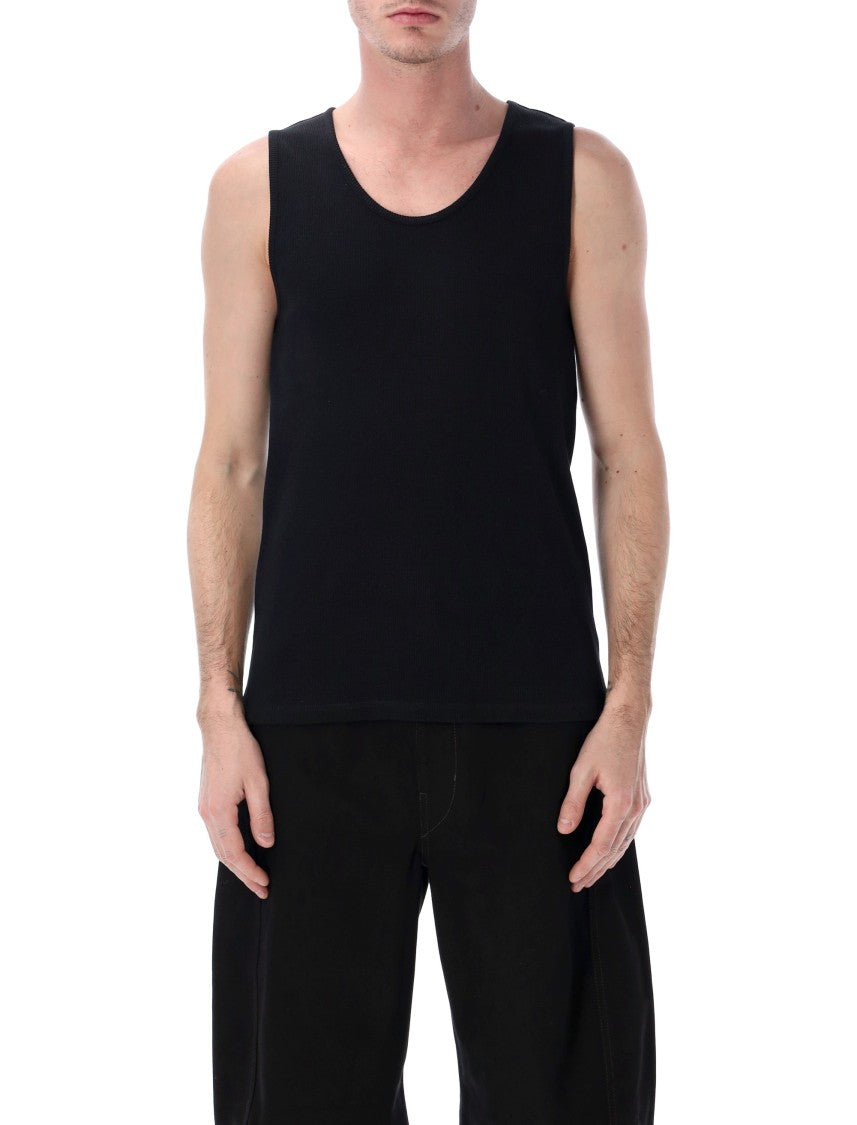Lemaire Fitted Ribbed Cotton Tank Top