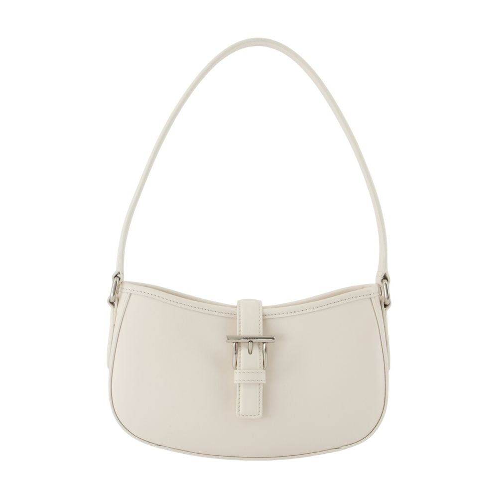 Alexander Mcqueen Mini Shoulder Bag T Bar - Leather - Ivory