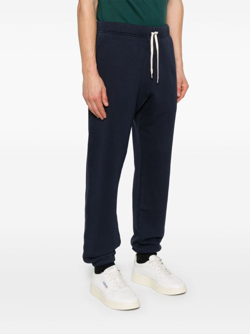 Autry Navy Blue Trousers With Elastic Waistband