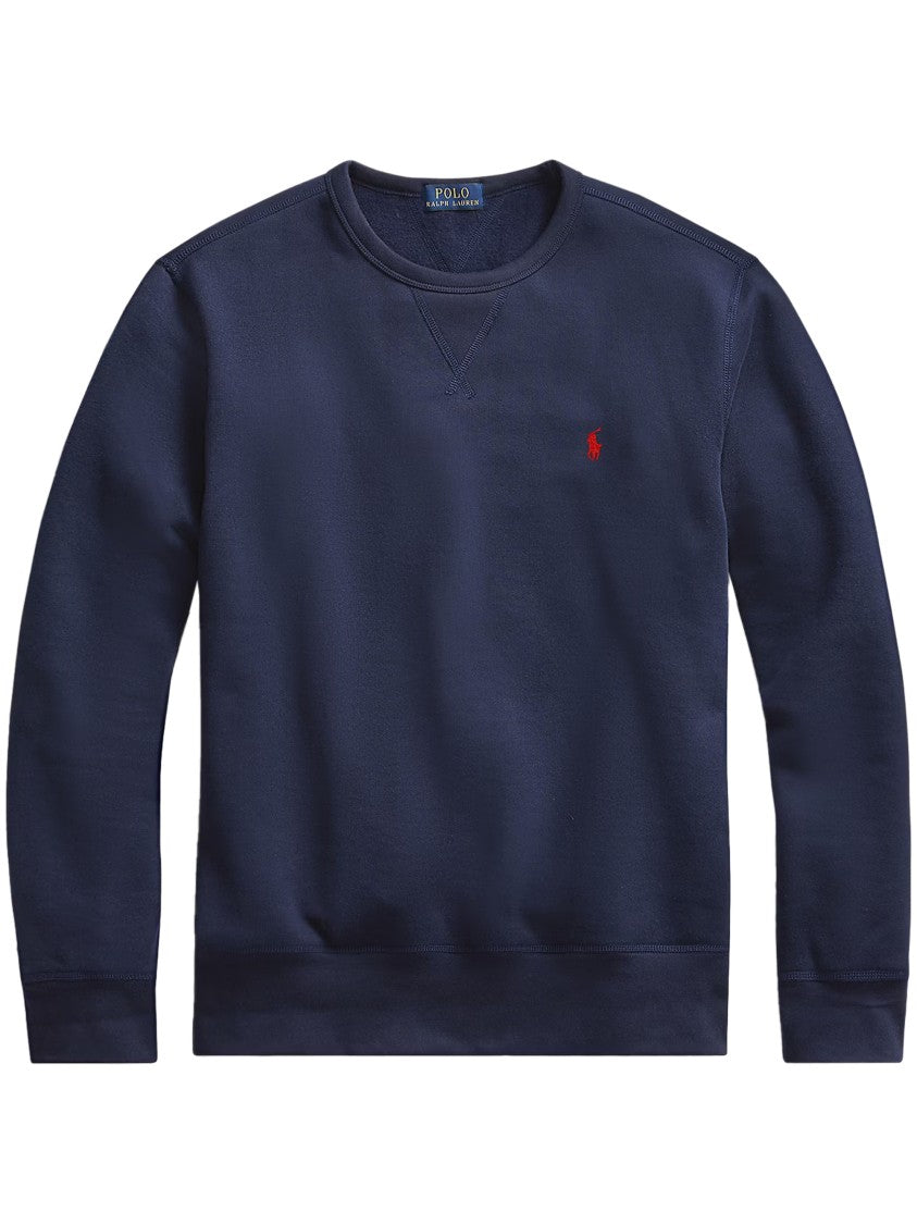 Polo Ralph Lauren Long-Sleeve Knit Embroidered Crewneck Sweater