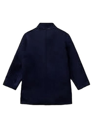One Of These Days Navy Blue Suit Jacket With Minimalist Design