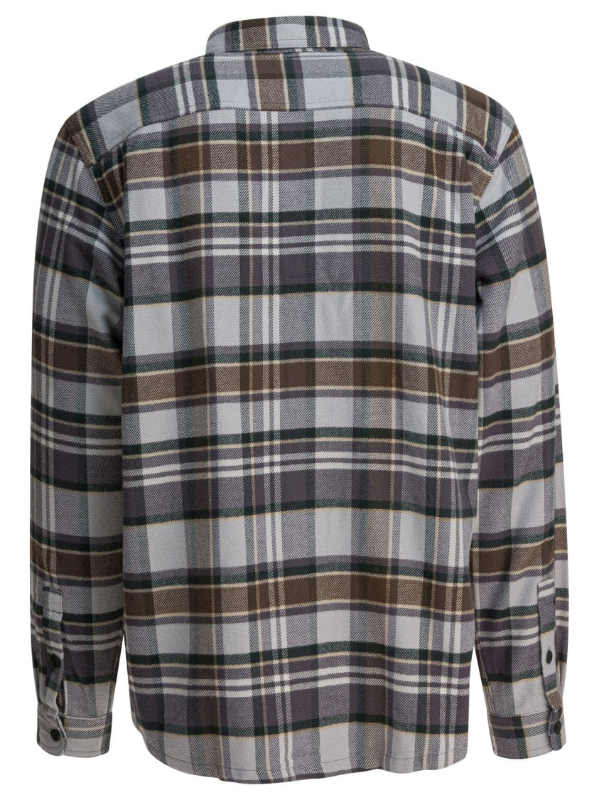 Patagonia Plaid Button-Up Shirt With Structured Collar And Chest Pockets