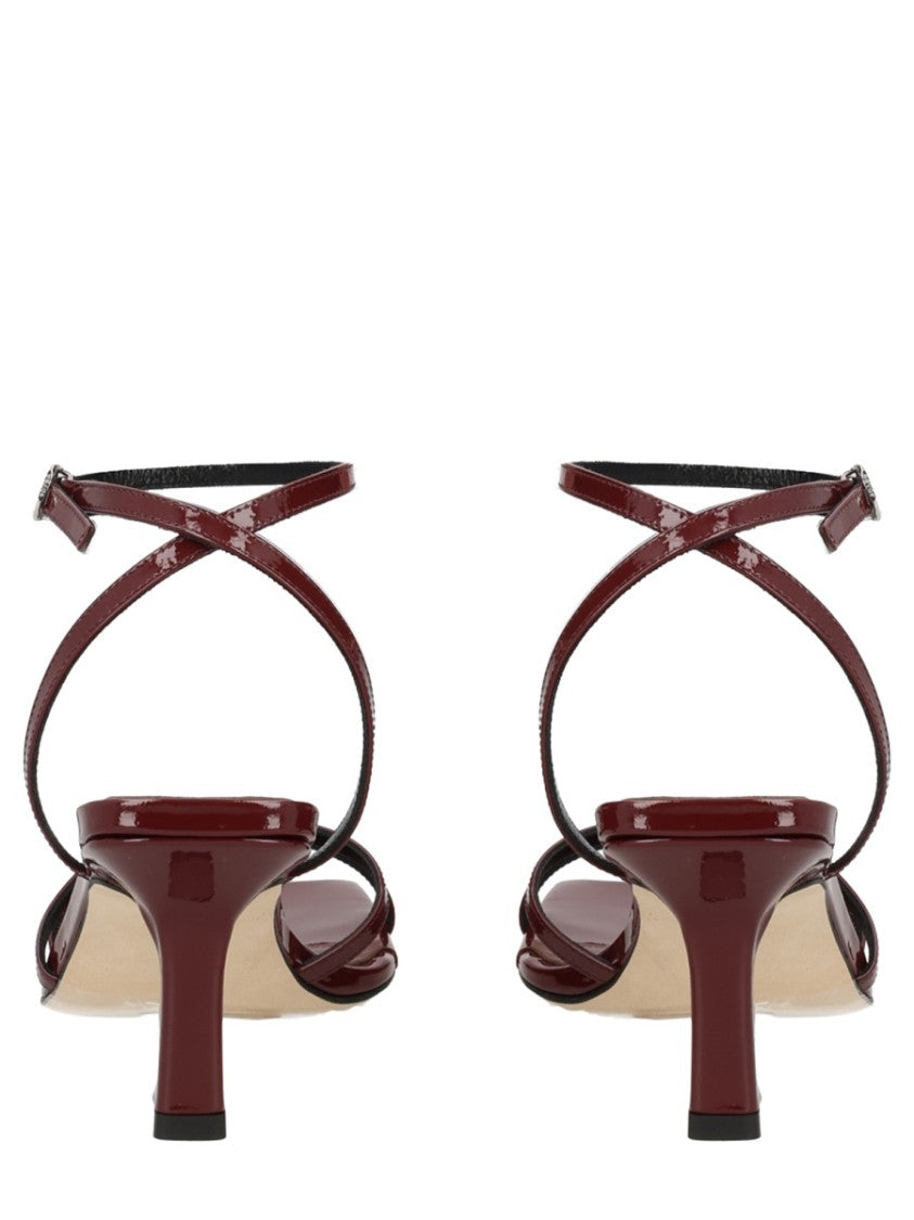Aeydē Edith Thin Glossy Straps Sandals