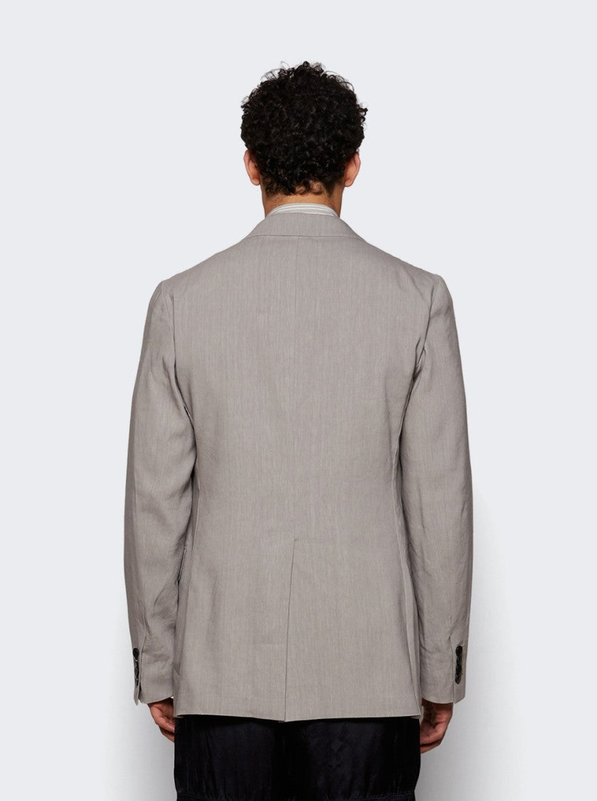 Dries Van Noten Double Breasted Blazer - Grey