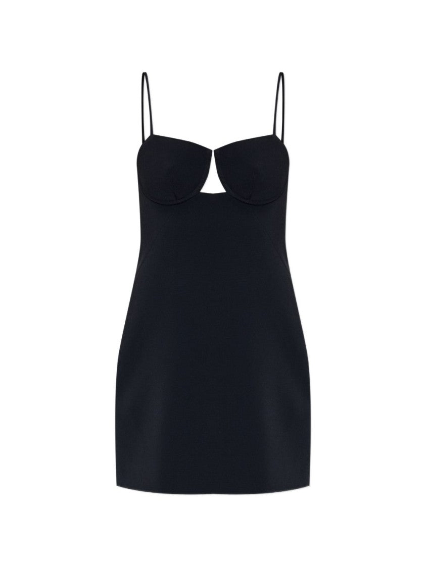 Givenchy Silk And Nylon Mini Dress With Structured Bodice