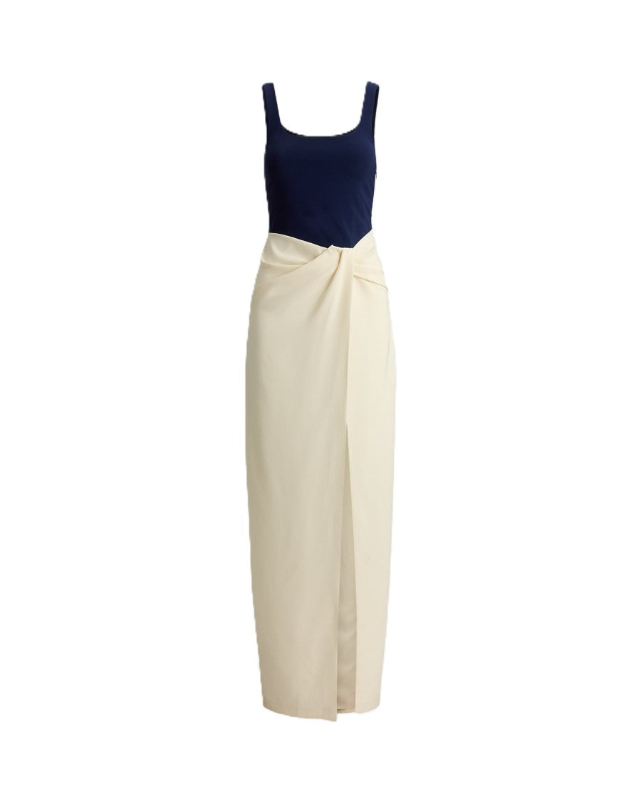 Lauren Ralph Lauren Natural Double Crepe Slim Dress