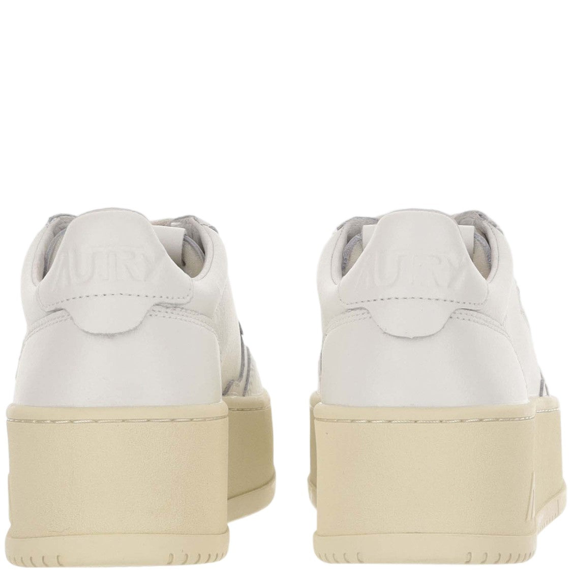 Autry Medalist Platform Low Leather Sneakers