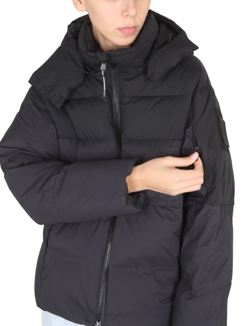 Nobis Quilted Black Puffer Jacket