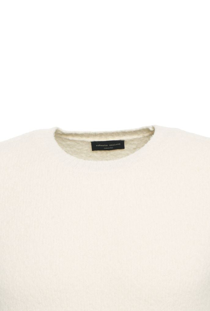 Roberto Collina Classic Round Neck Wool Blend Sweater