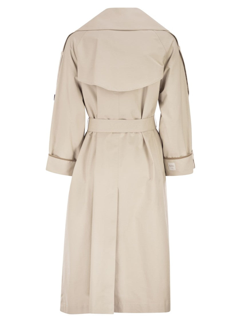 Max Mara Mtcutrench - Trench Coat In Water-Repellent Twill