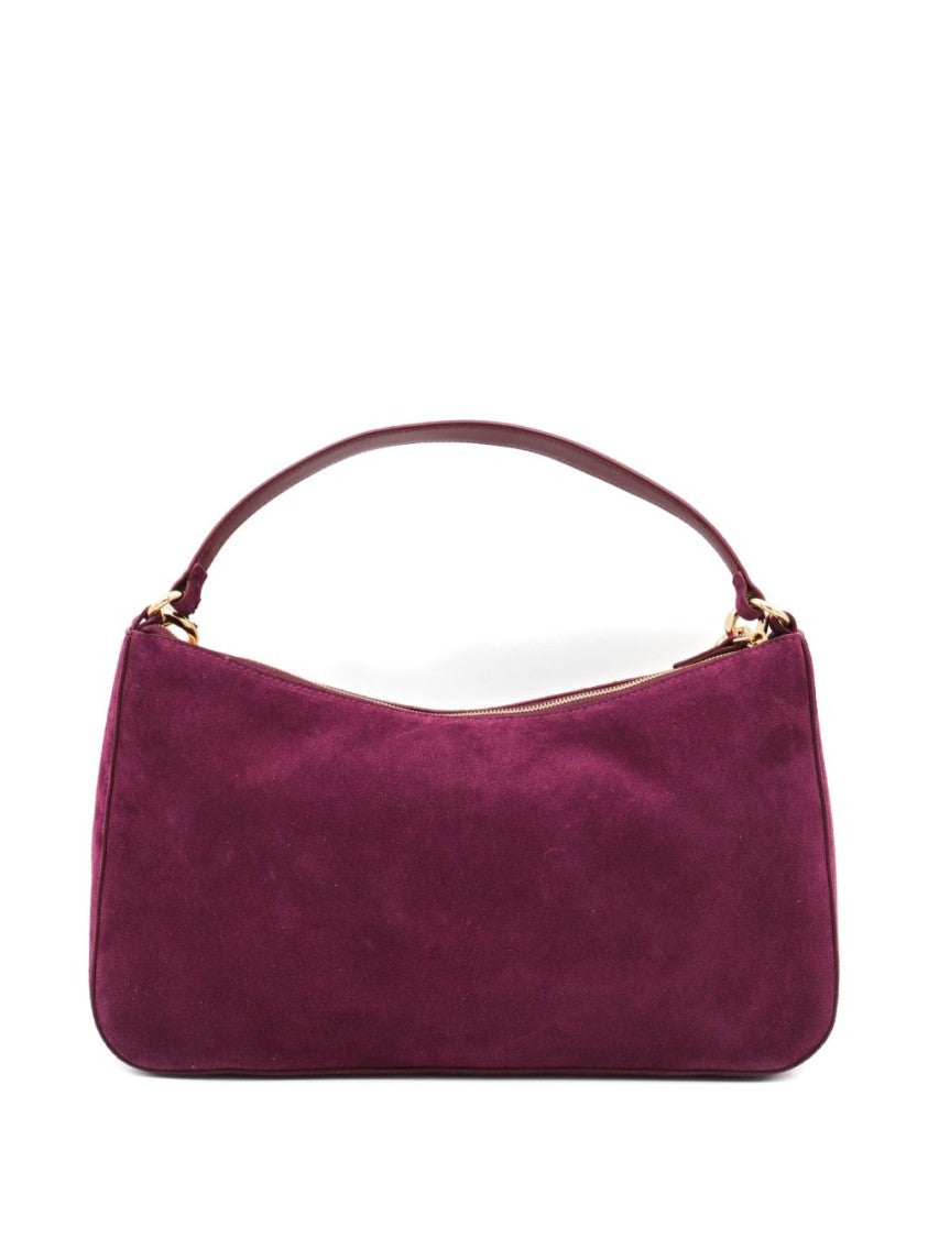 Twin-Set Bordeaux Leather Shoulder Bag