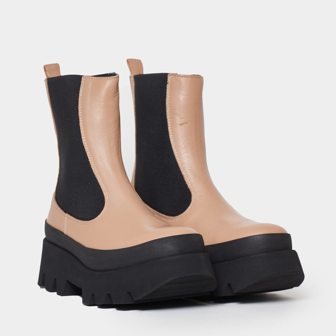 Paloma Barceló Beige Chelsea Boots