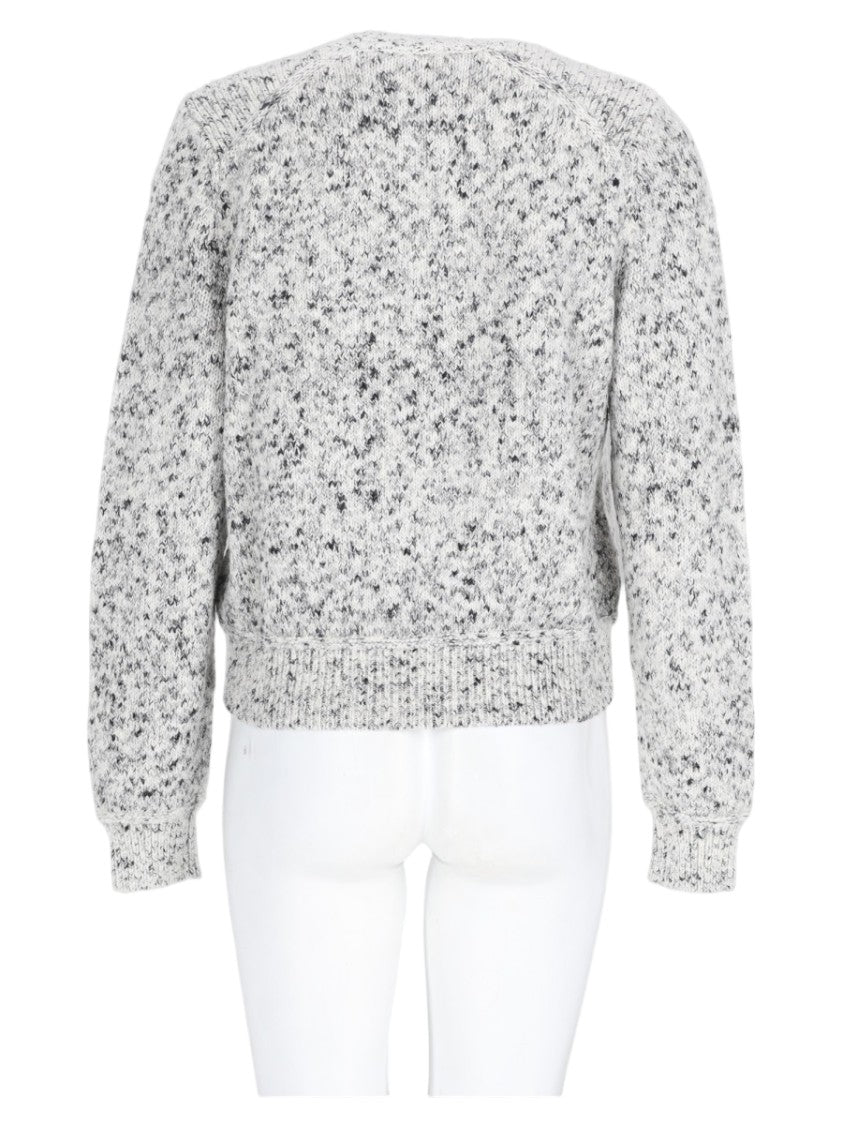 Isabel Marant Étoile Grey Speckled Knitted Sweater