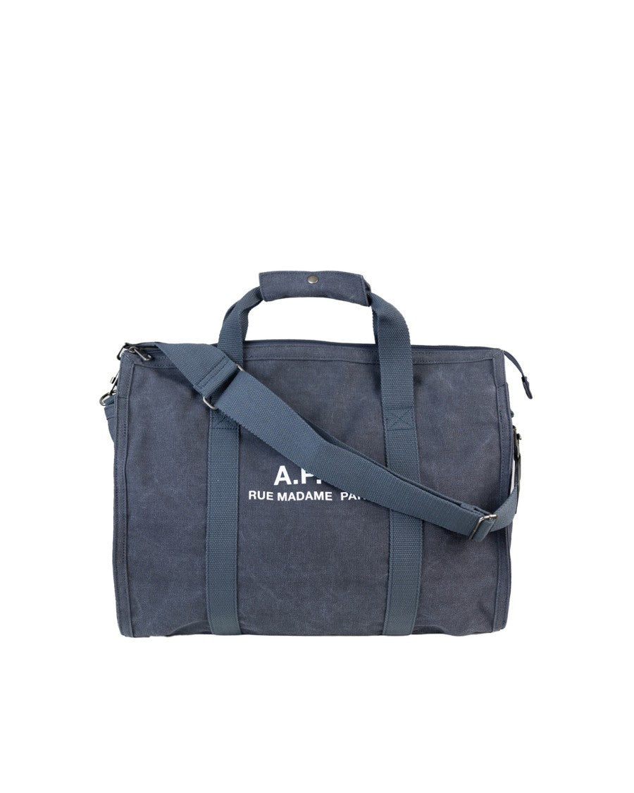 A.P.C. Gym Recuperation Shoulder Bag In Indigo