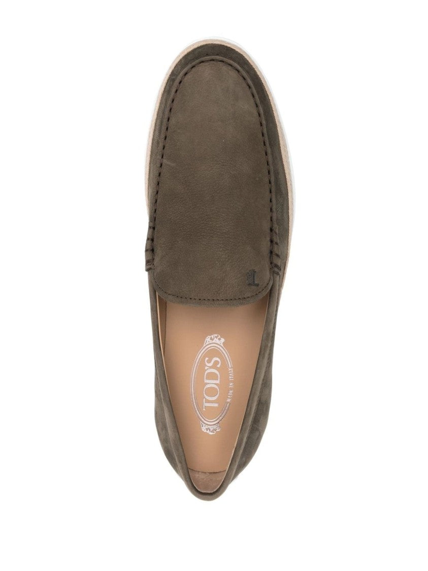 Tod's Suede Slip-On Loafers