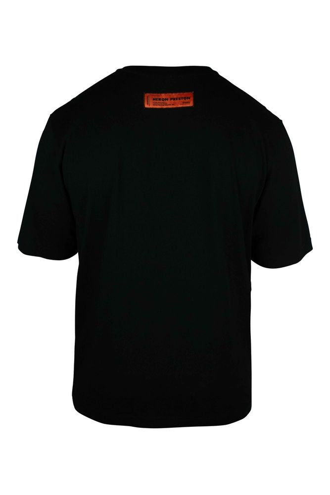 Heron Preston Signature Black Cotton T-Shirt