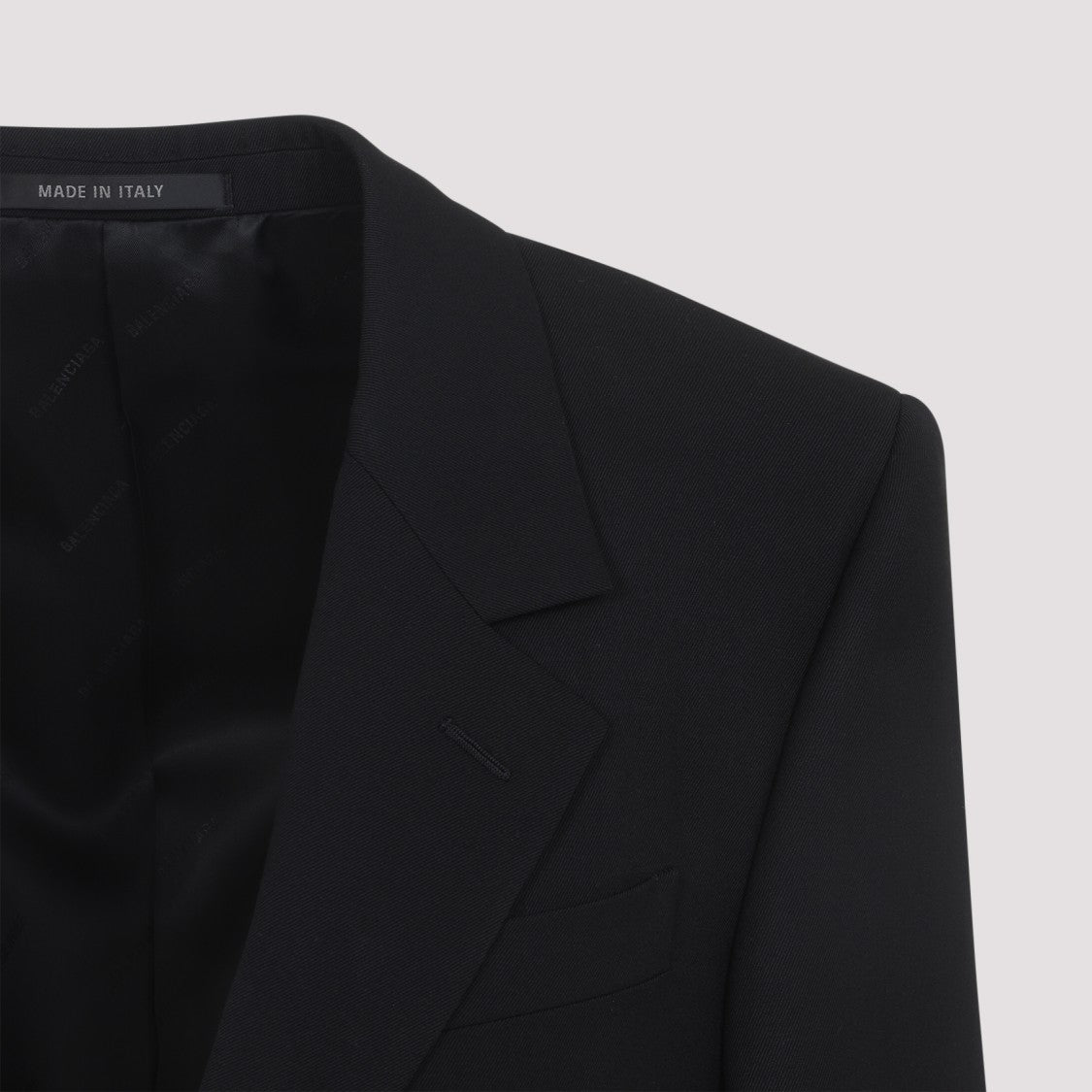 Balenciaga Black Cotton Tailored Jacket