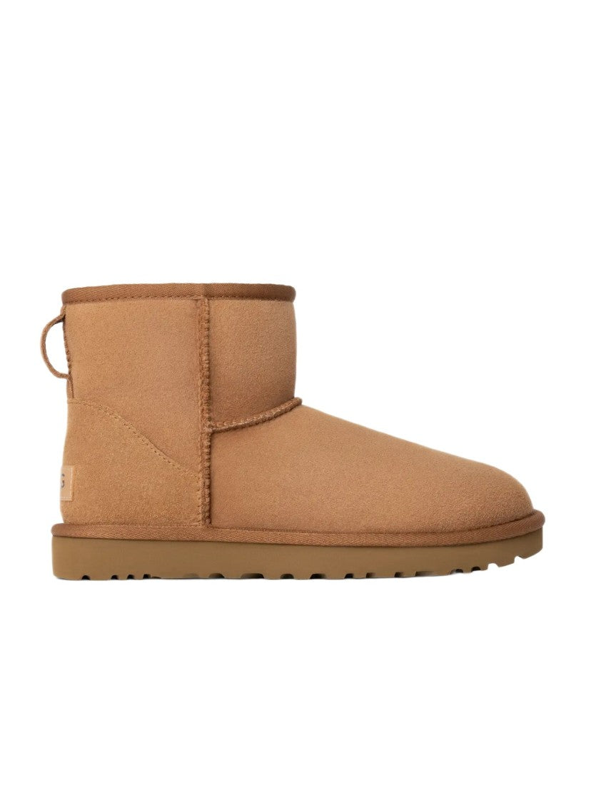 Ugg Suede Ankle Boots With Shearling Lining