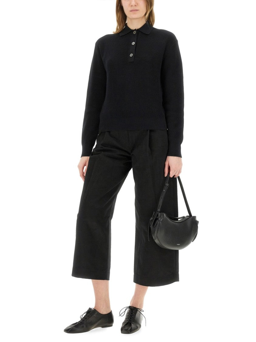 Studio Nicholson "Chesapeake" Knit Polo Shirt