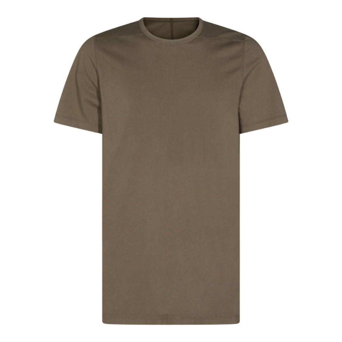 Drkshdw By Rick Owens Brown Short-Sleeved T-Shirt With Minimalist Design