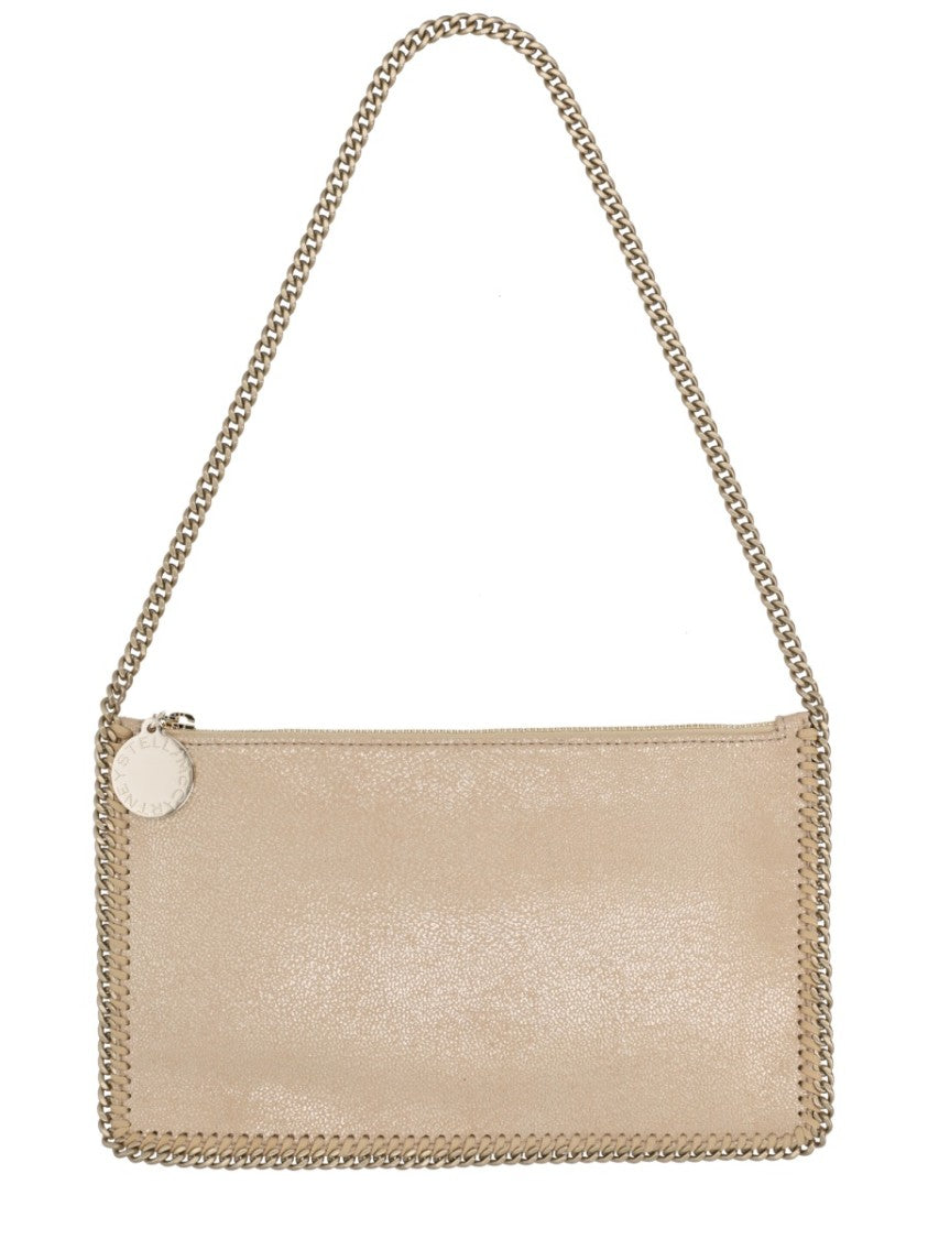 Stella Mccartney Neutrals Falabella Chain Trim Handbag
