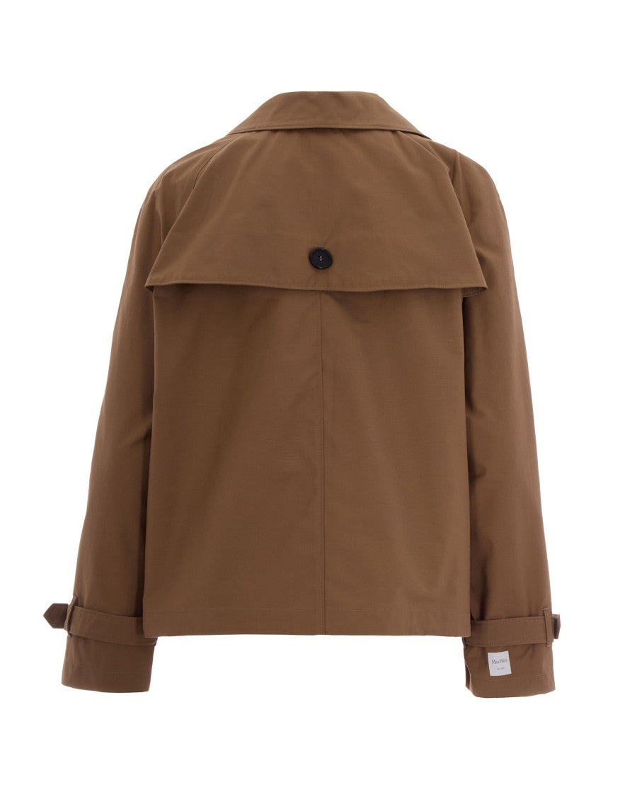 Max Mara Brown Twill Trench
