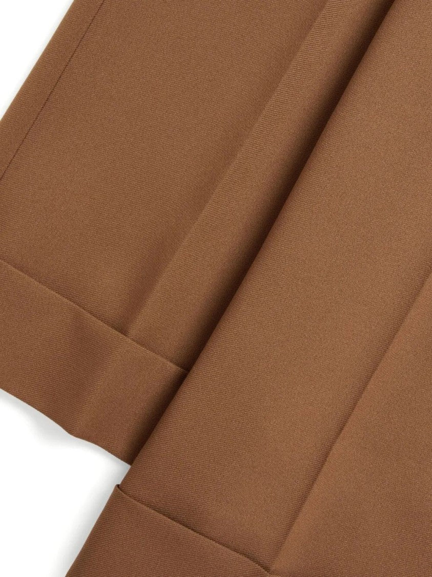 Valentino Tailored Straight-Leg Pants With Smooth Finish