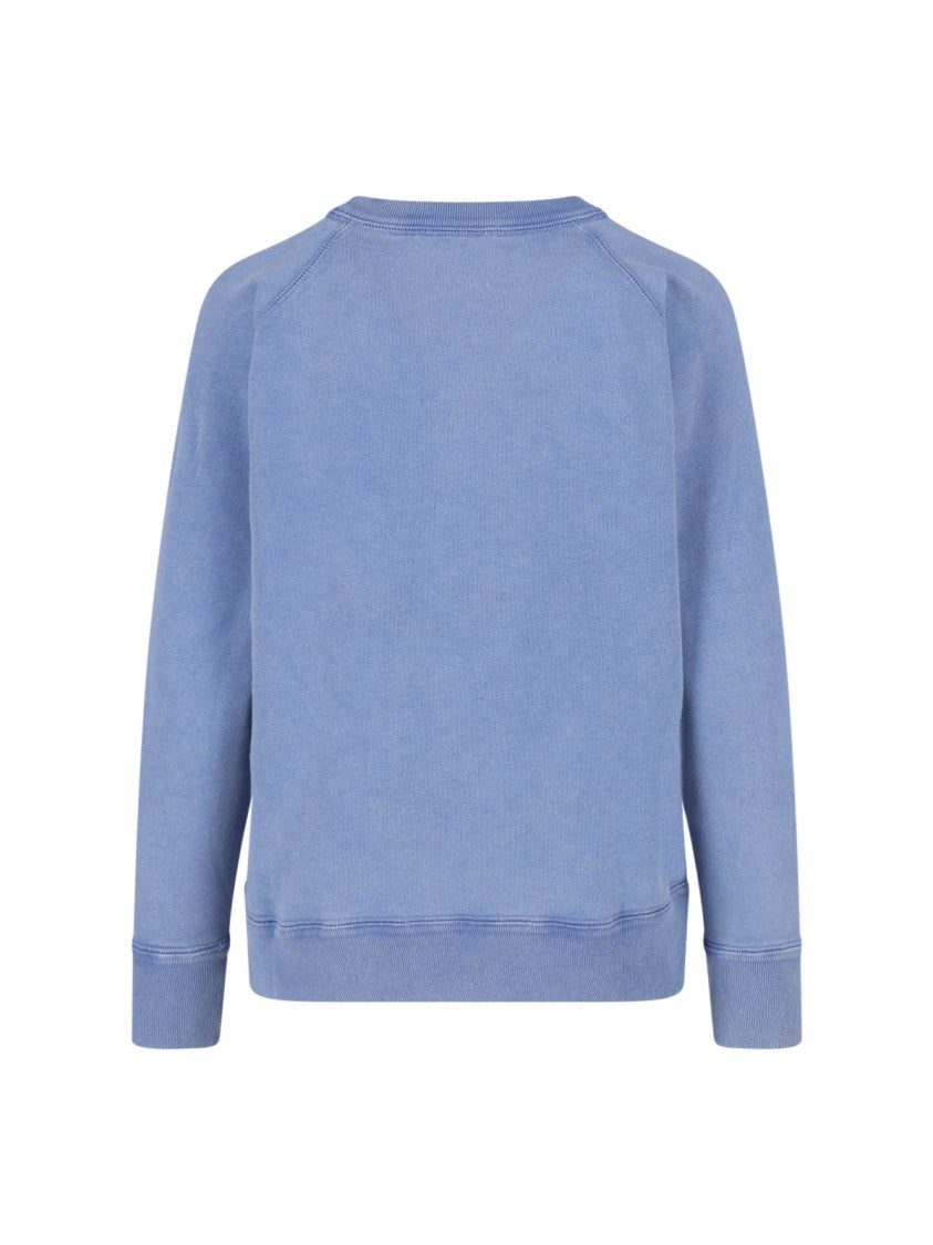 Isabel Marant Étoile Blue Milly Cotton Crewneck Sweatshirt