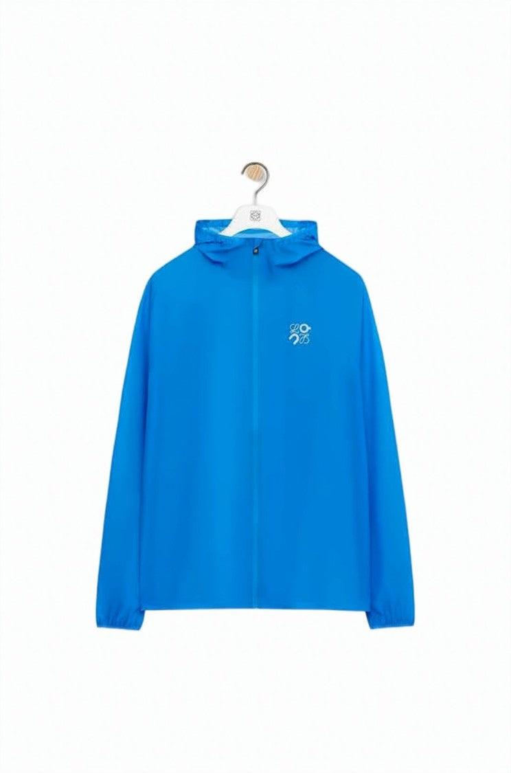 Loewe Hooded Jacket With Front Zipper Closure
