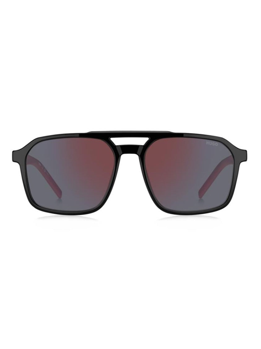 Hugo Boss Angular Frame Hugo Boss Sunglasses With Dual-Tone Design