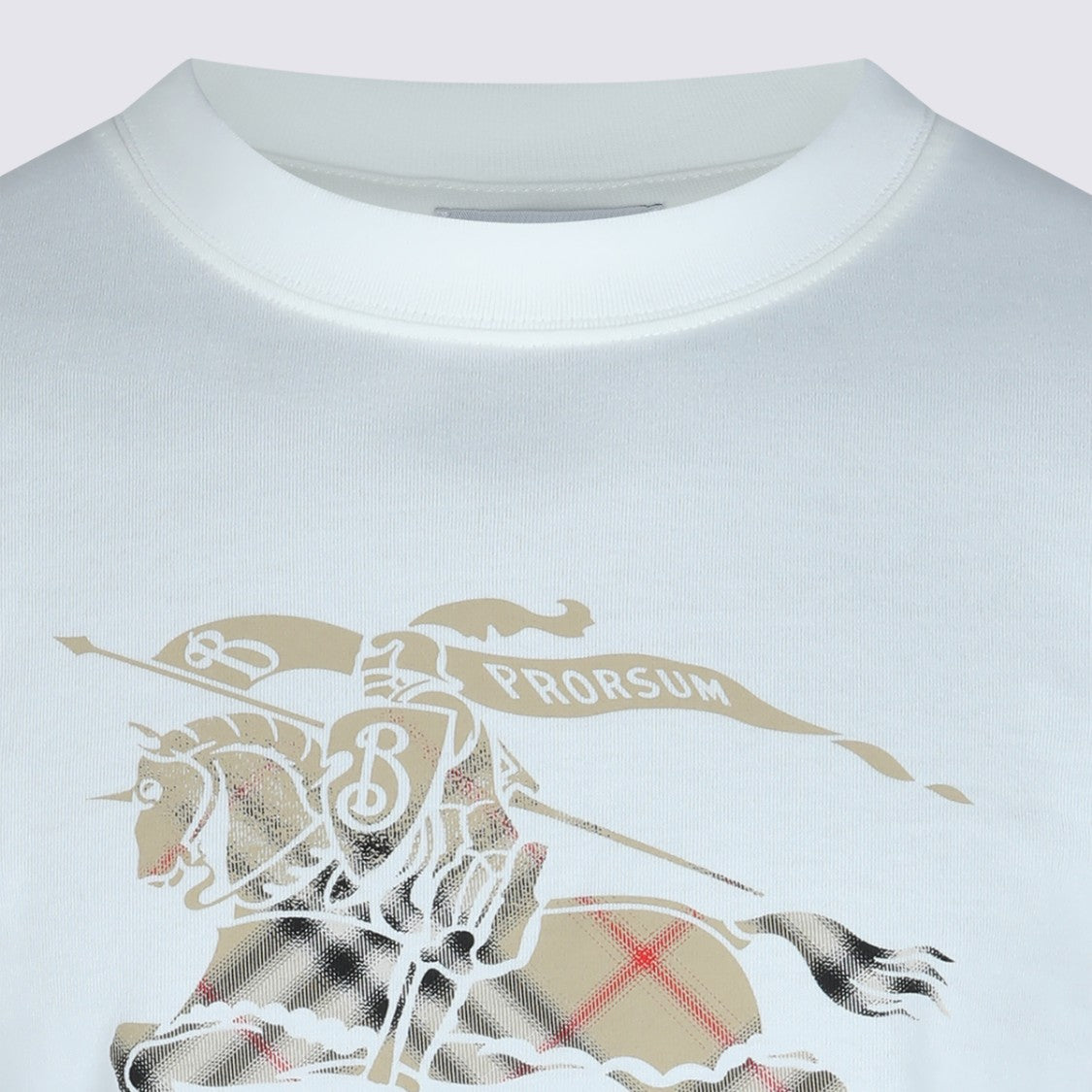 Burberry White Cotton T-Shirt
